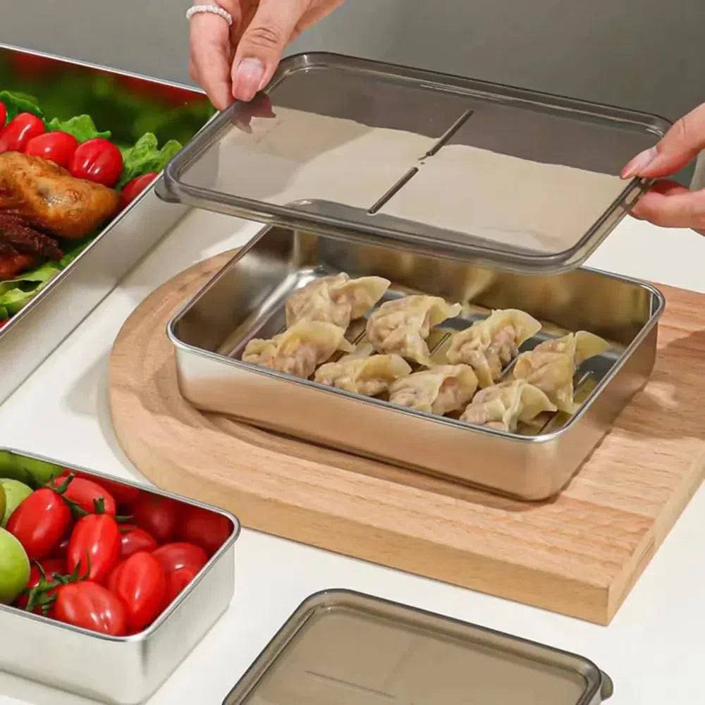 Stainless Steel Refrigerator Storage Box
