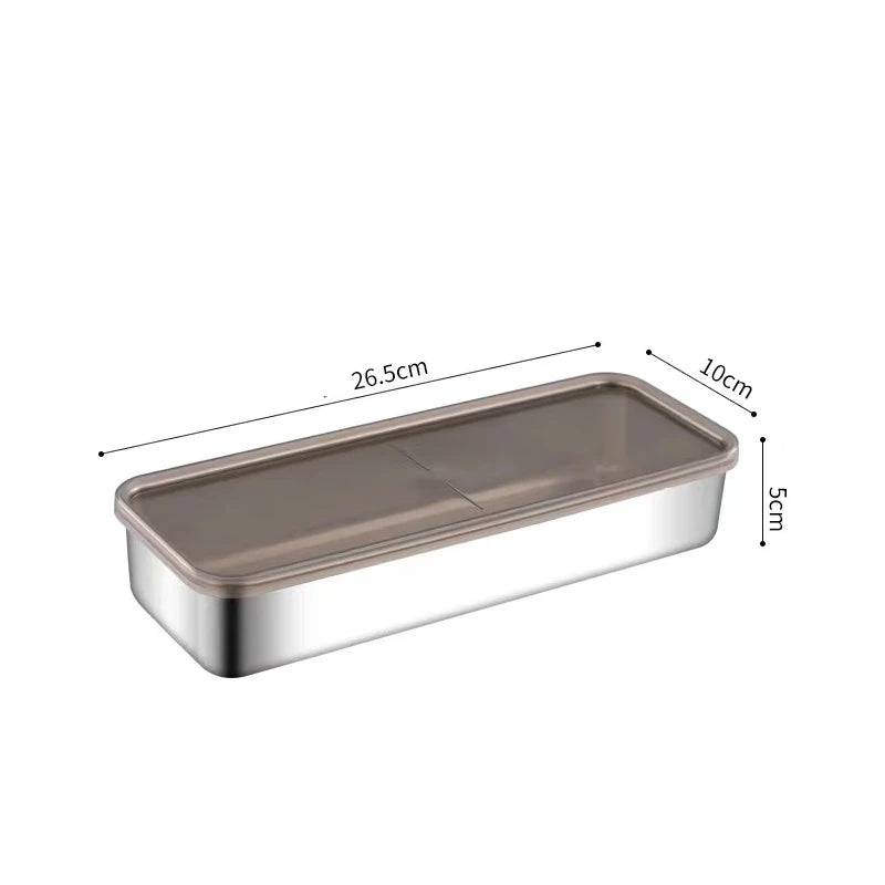 Stainless Steel Refrigerator Storage Box