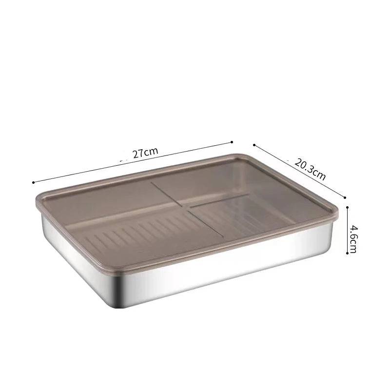 Stainless Steel Refrigerator Storage Box