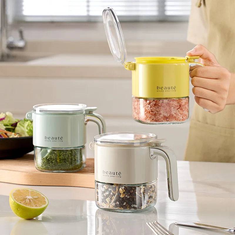 Push-Type Sealed Seasoning Jar
