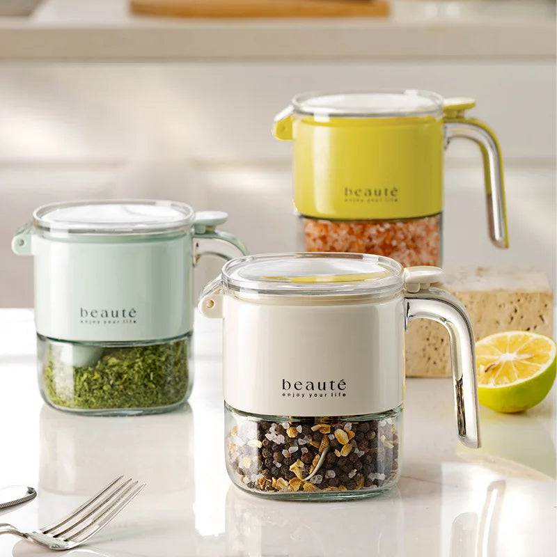 Push-Type Sealed Seasoning Jar