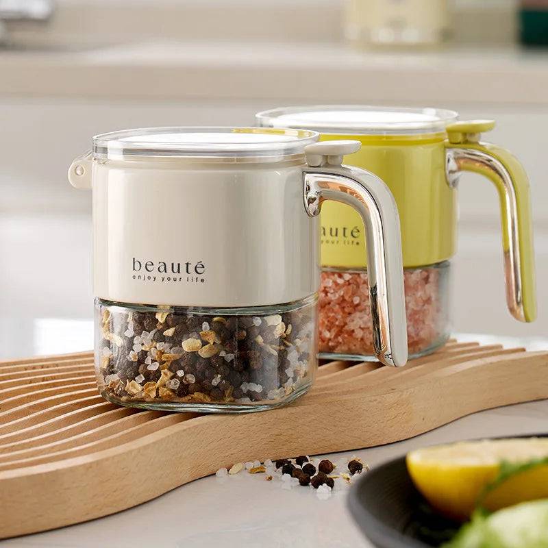 Push-Type Sealed Seasoning Jar