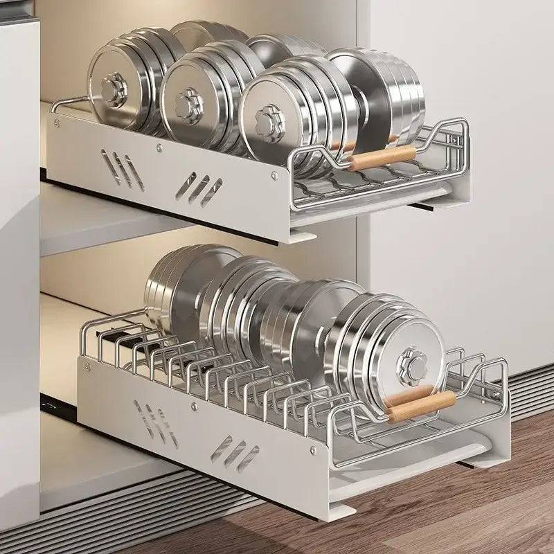Pull Out Kitchen Storage Rack Pull-Out Kitchen Storage Dish Rack – Avichic.co
