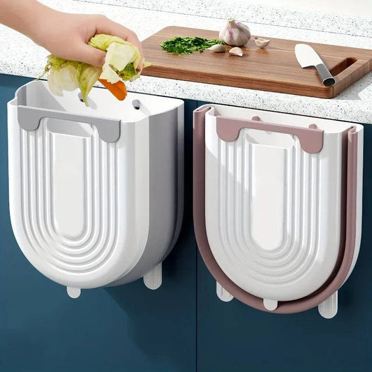 Wall Mounted Folding Trash Can