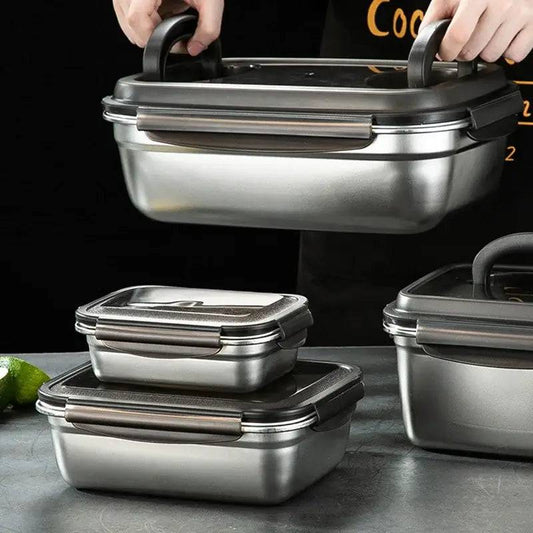 Stainless Steel Refrigerator Freezer Lunch Box