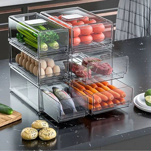 Stackable Refrigerator Food Organiser