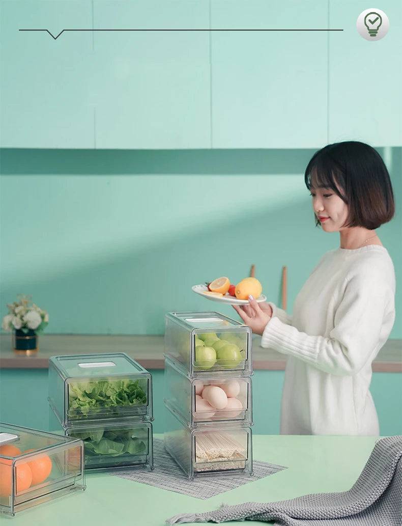 Stackable Refrigerator Food Organiser