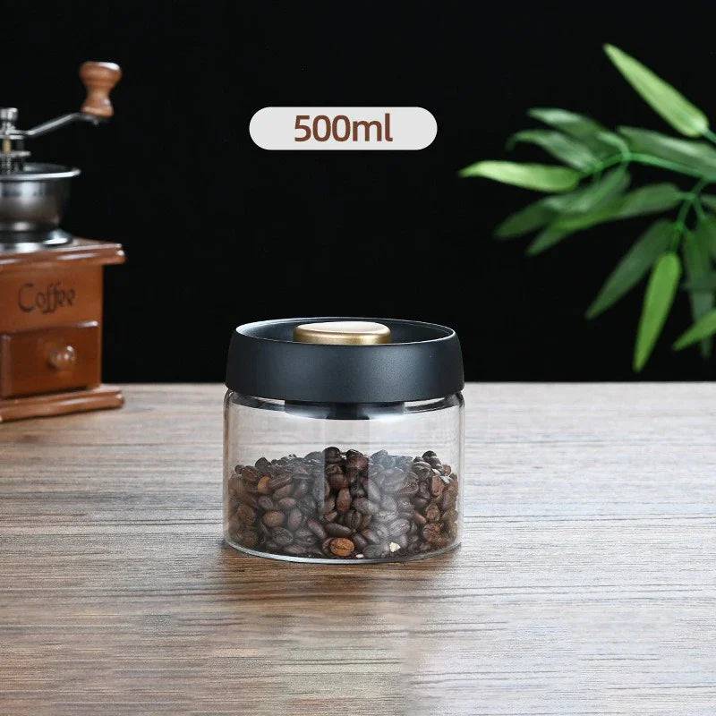 Press-Type Coffee Beans Vacuum Sealed Container