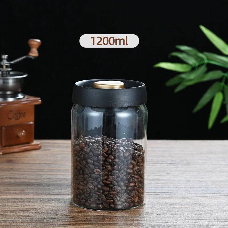 Press-Type Coffee Beans Vacuum Sealed Container