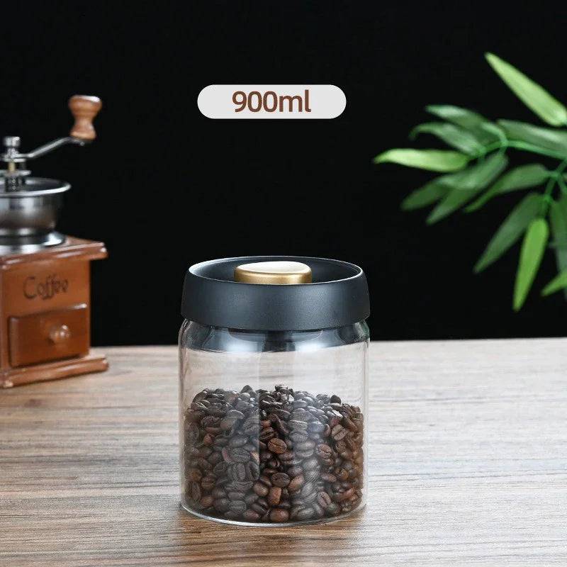 Press-Type Coffee Beans Vacuum Sealed Container