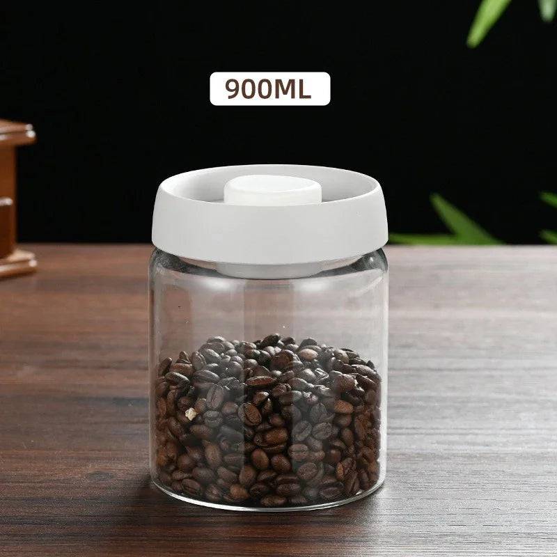 Press-Type Coffee Beans Vacuum Sealed Container