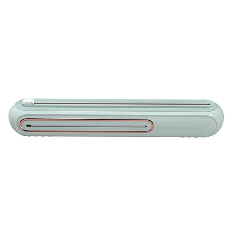 Magnetic Cling Film Dispenser with Safety Cutter