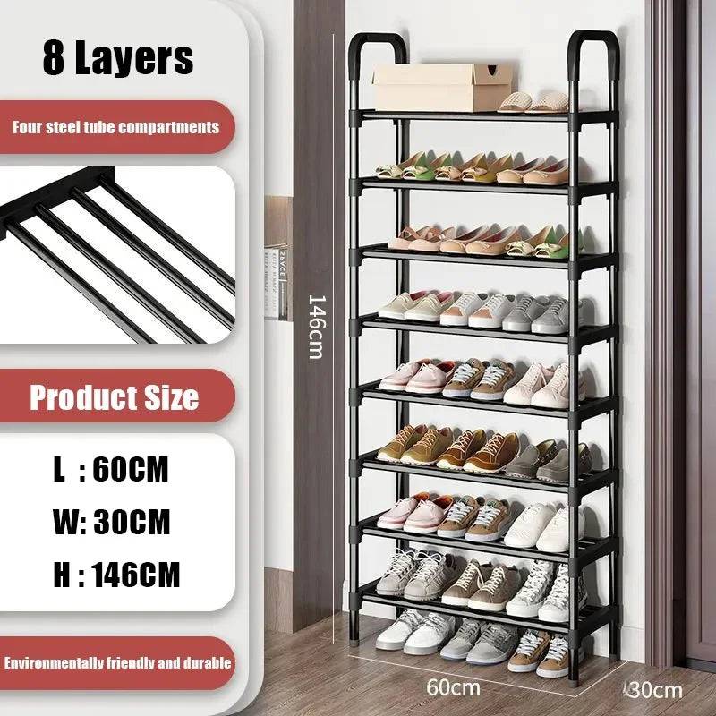 Multi-Layer Metal Shoe Rack Organiser