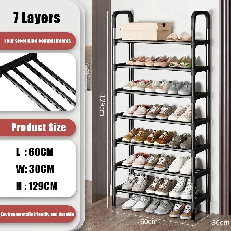 Multi-Layer Metal Shoe Rack Organiser
