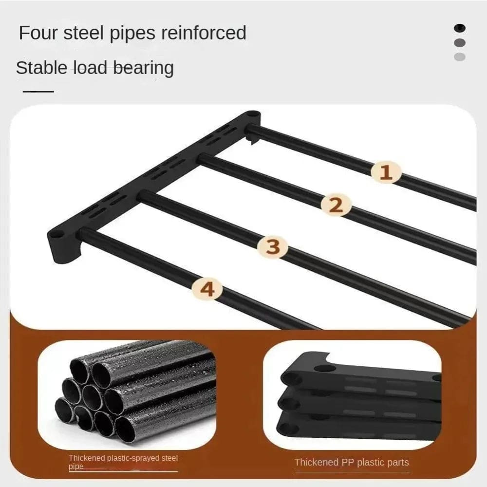 Multi-Layer Metal Shoe Rack Organiser