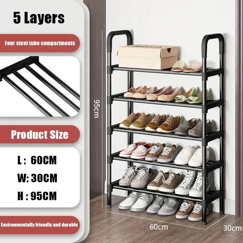 Multi-Layer Metal Shoe Rack Organiser