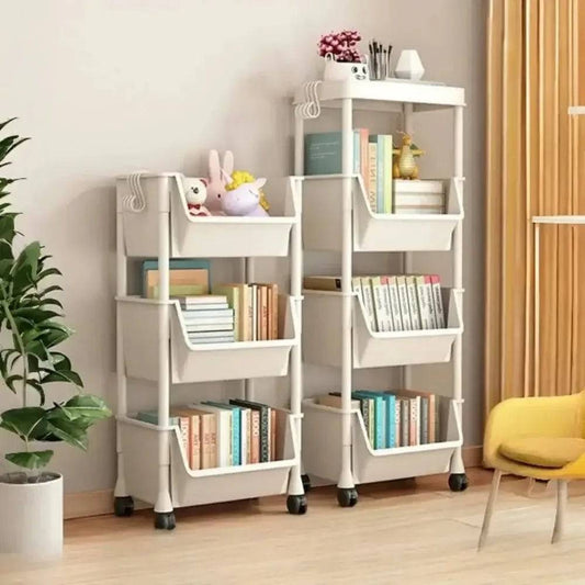 Multifunctional Trolley Storage Rack