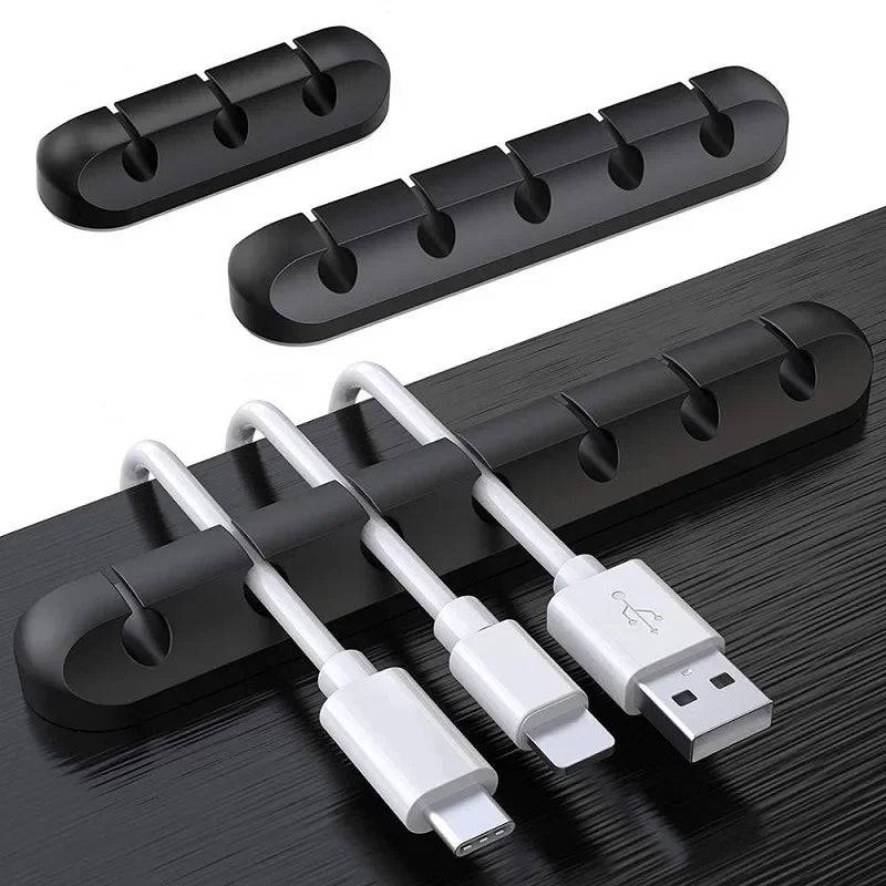 Desktop Self-Adhesive Cable Holder