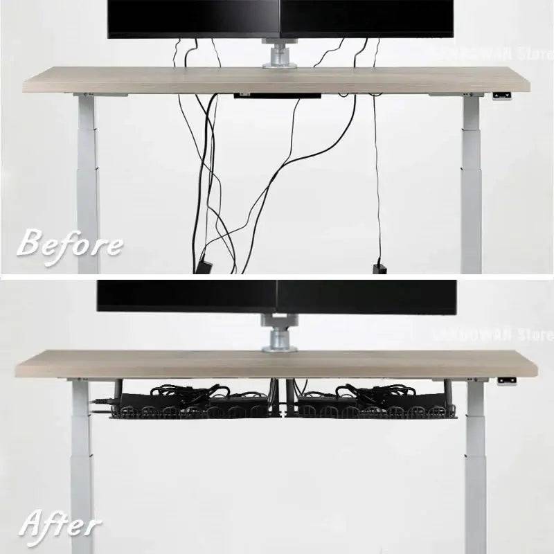 Under Desk Cable Management Tray