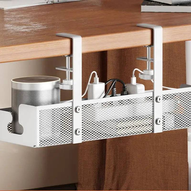 Under-Desk Cable Management Tray