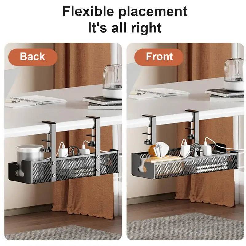 Under-Desk Cable Management Tray