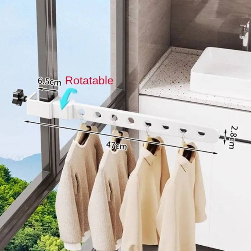 Adjustable Angle Clothes Drying Rack