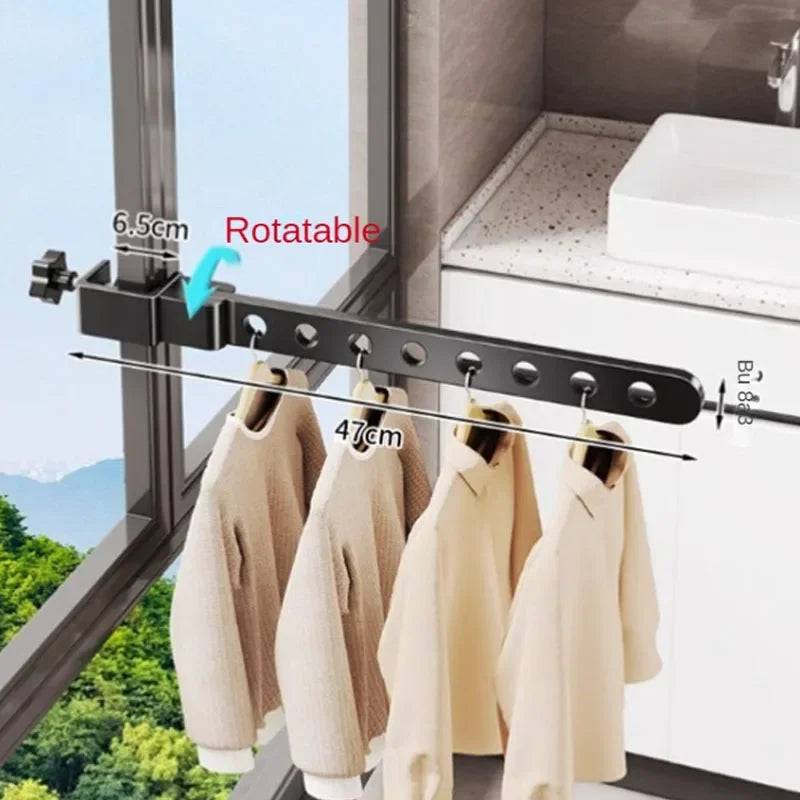 Adjustable Angle Clothes Drying Rack