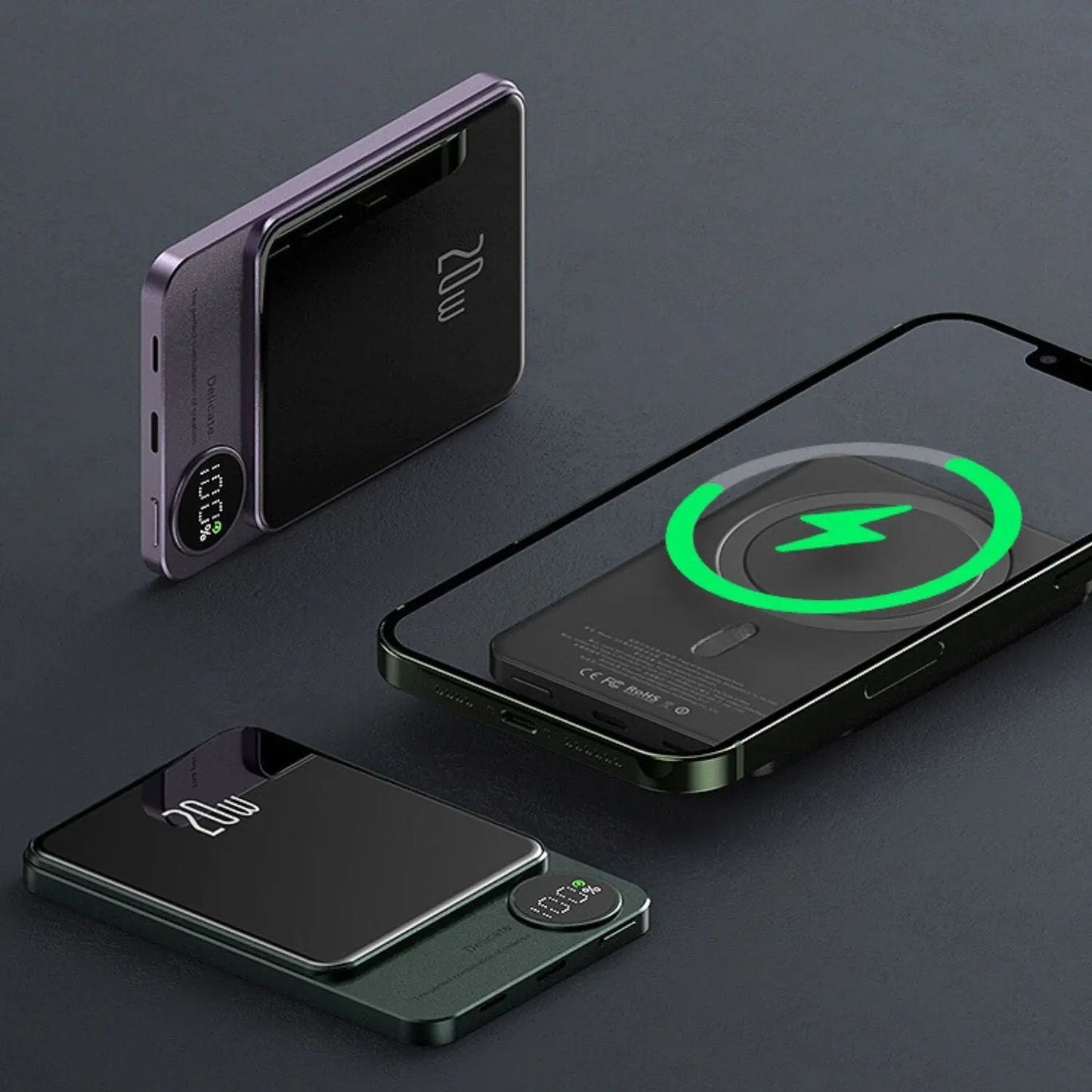 Power Bank Slim Wireless Magnetic Charger