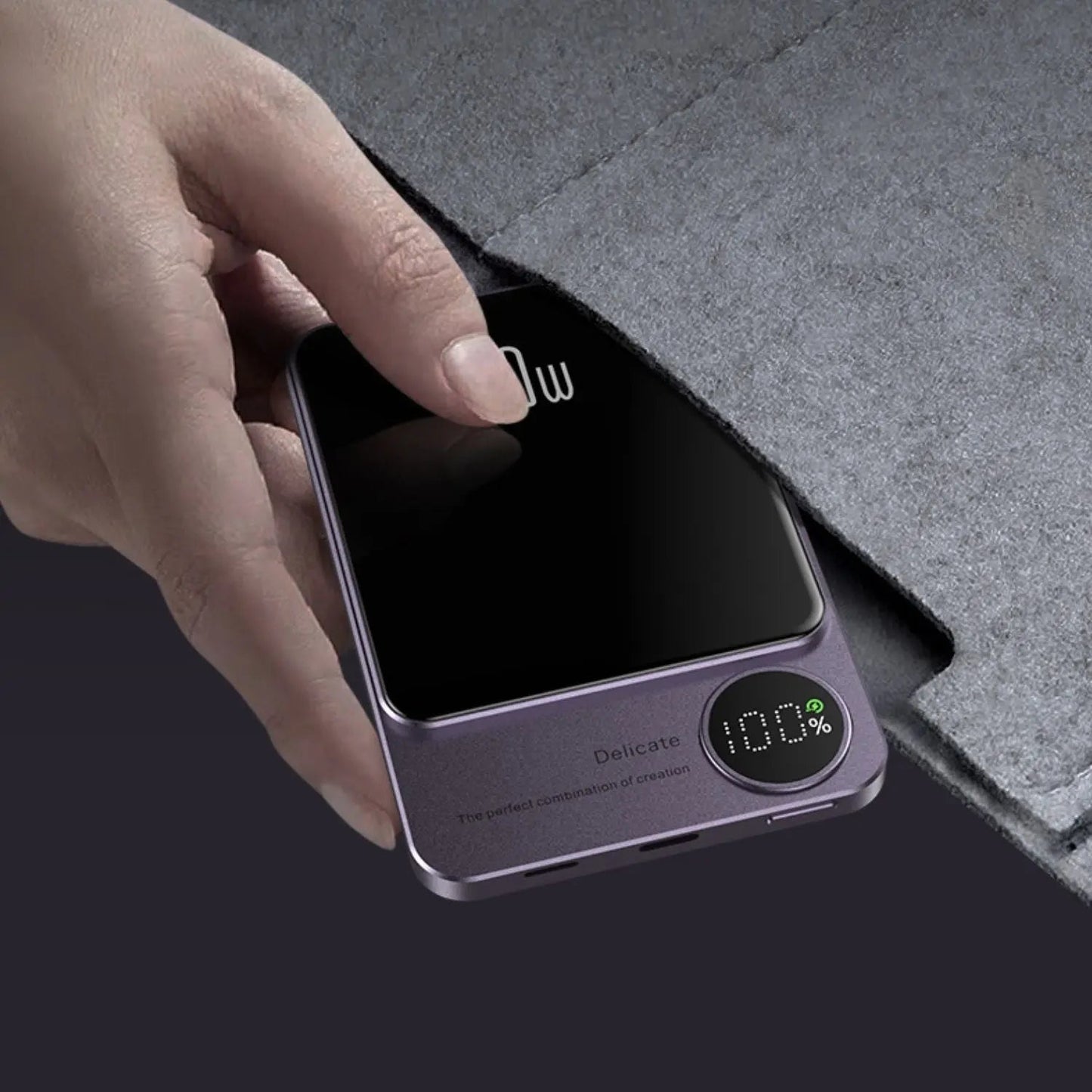 Power Bank Slim Wireless Magnetic Charger