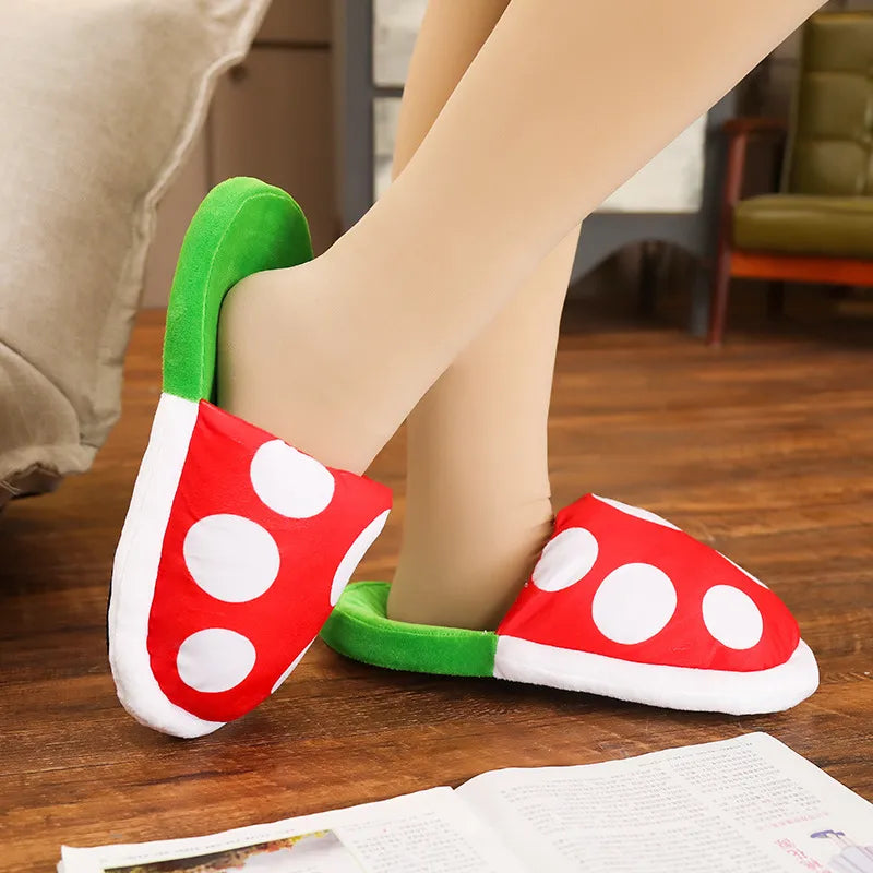 Avichic™ - Super Mario Piranha Plant Slippiez - Cozy & Fun Gaming Comfort