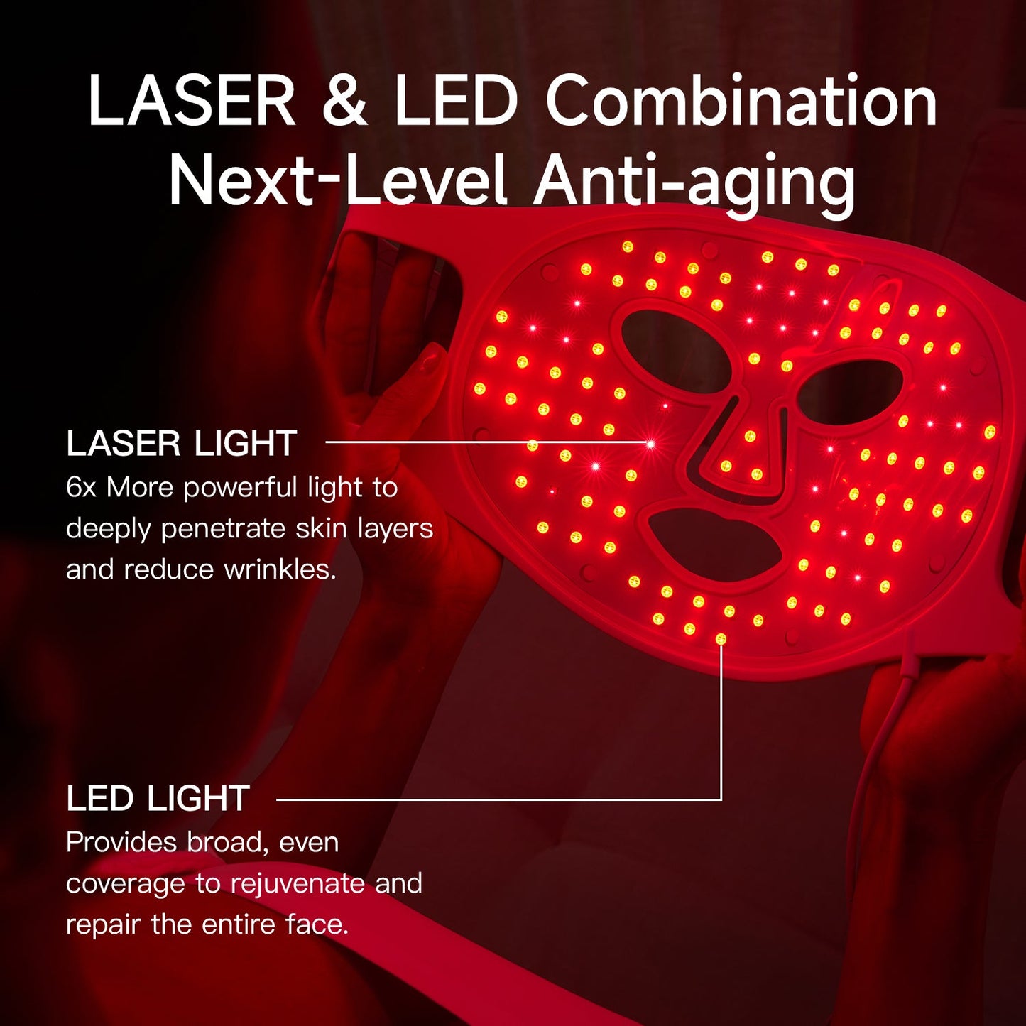 Avichic LASER&LED Light Therapy Mask
