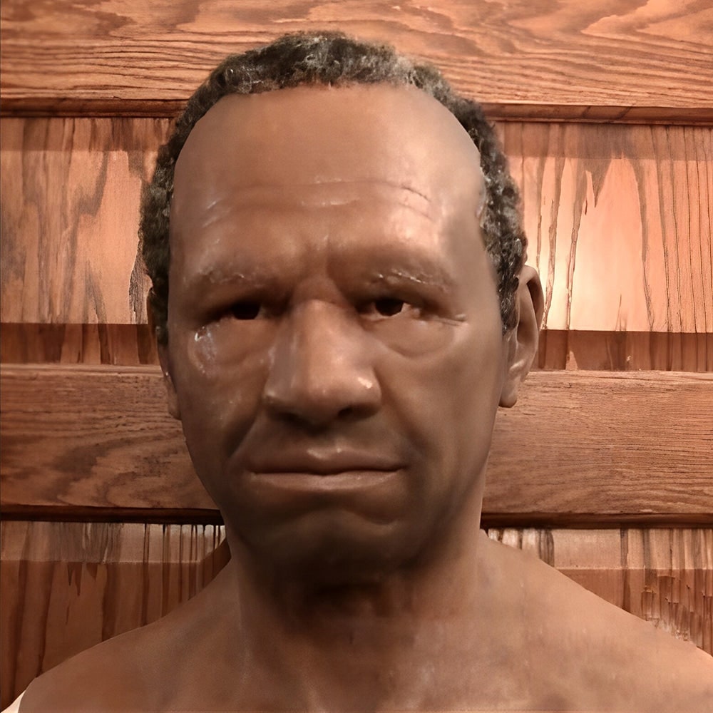 Men's Halloween Realistic Silicone Old Man Mask with Facial Hair and Chest Bib