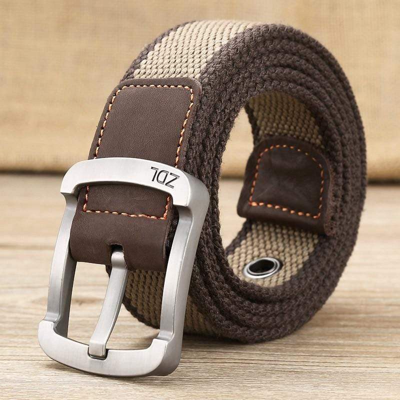 Metal Buckle Canvas Belt