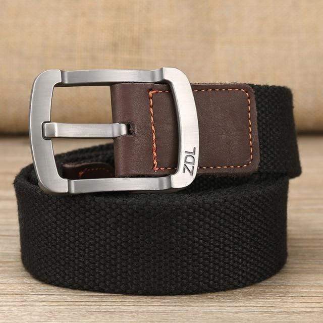 Metal Buckle Canvas Belt