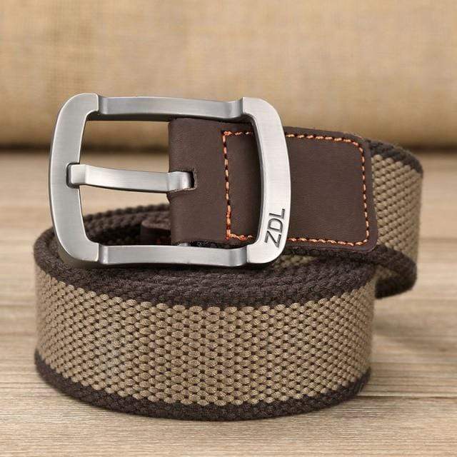 Metal Buckle Canvas Belt