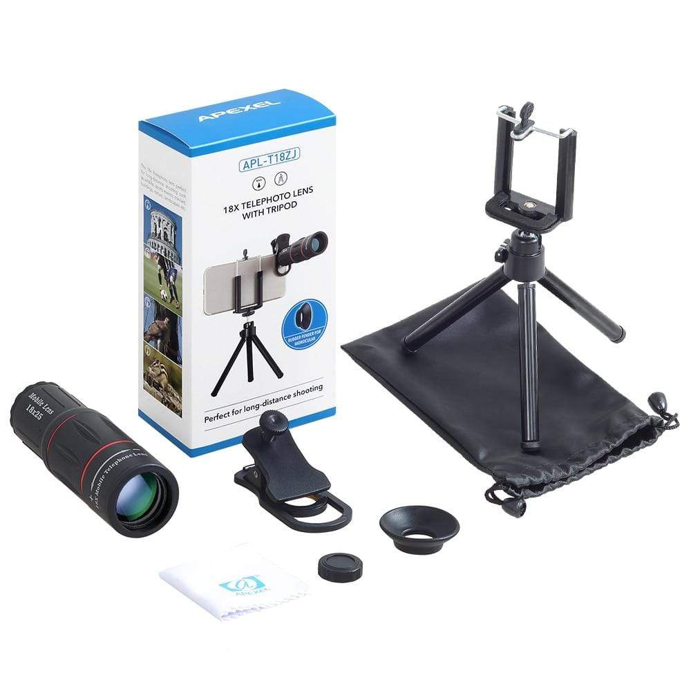18X Telescope Zoom Lens Monocular With Tripod