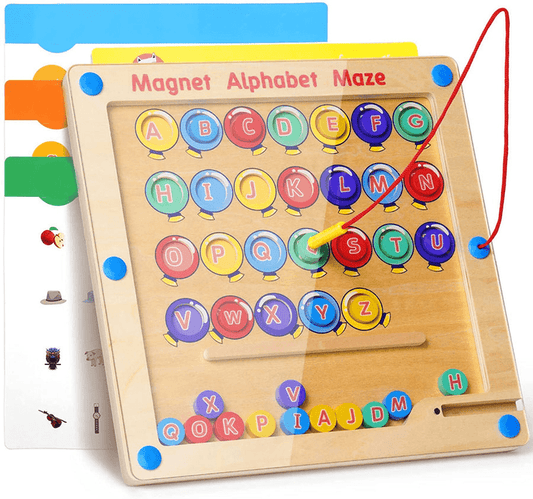 Montessori Magnetic Alphabet Maze Board