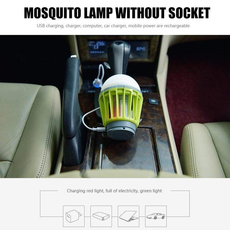2 in 1 Mosquito Killer LED Lantern With Hook For Camping /Outdoor Activities