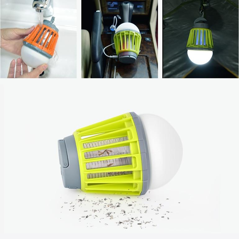 2 in 1 Mosquito Killer LED Lantern With Hook For Camping /Outdoor Activities