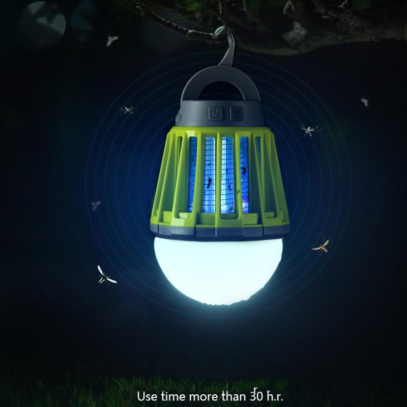 2 in 1 Mosquito Killer LED Lantern With Hook For Camping /Outdoor Activities