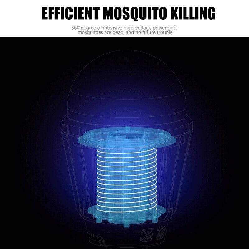 2 in 1 Mosquito Killer LED Lantern With Hook For Camping /Outdoor Activities