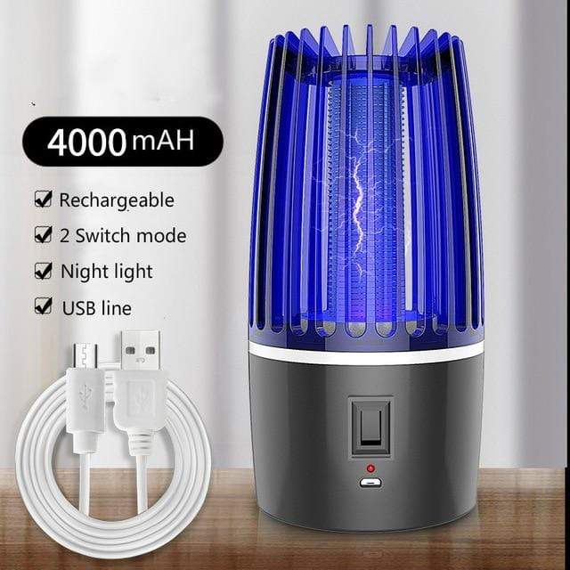 2 in 1 USB Rechargeable LED Mosquito Killer Lamp