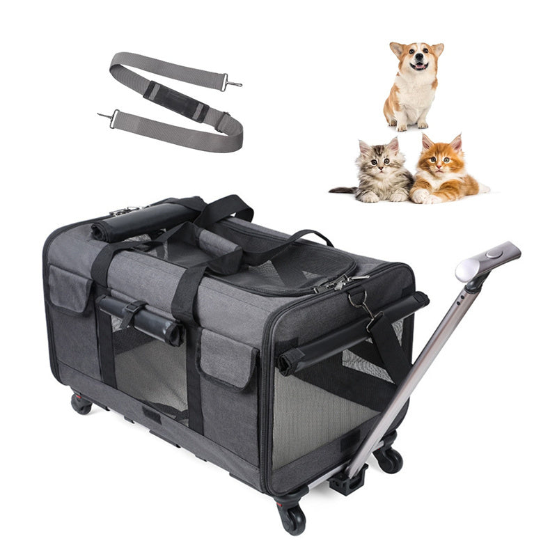 Extra Large Cat Carrier with Wheels