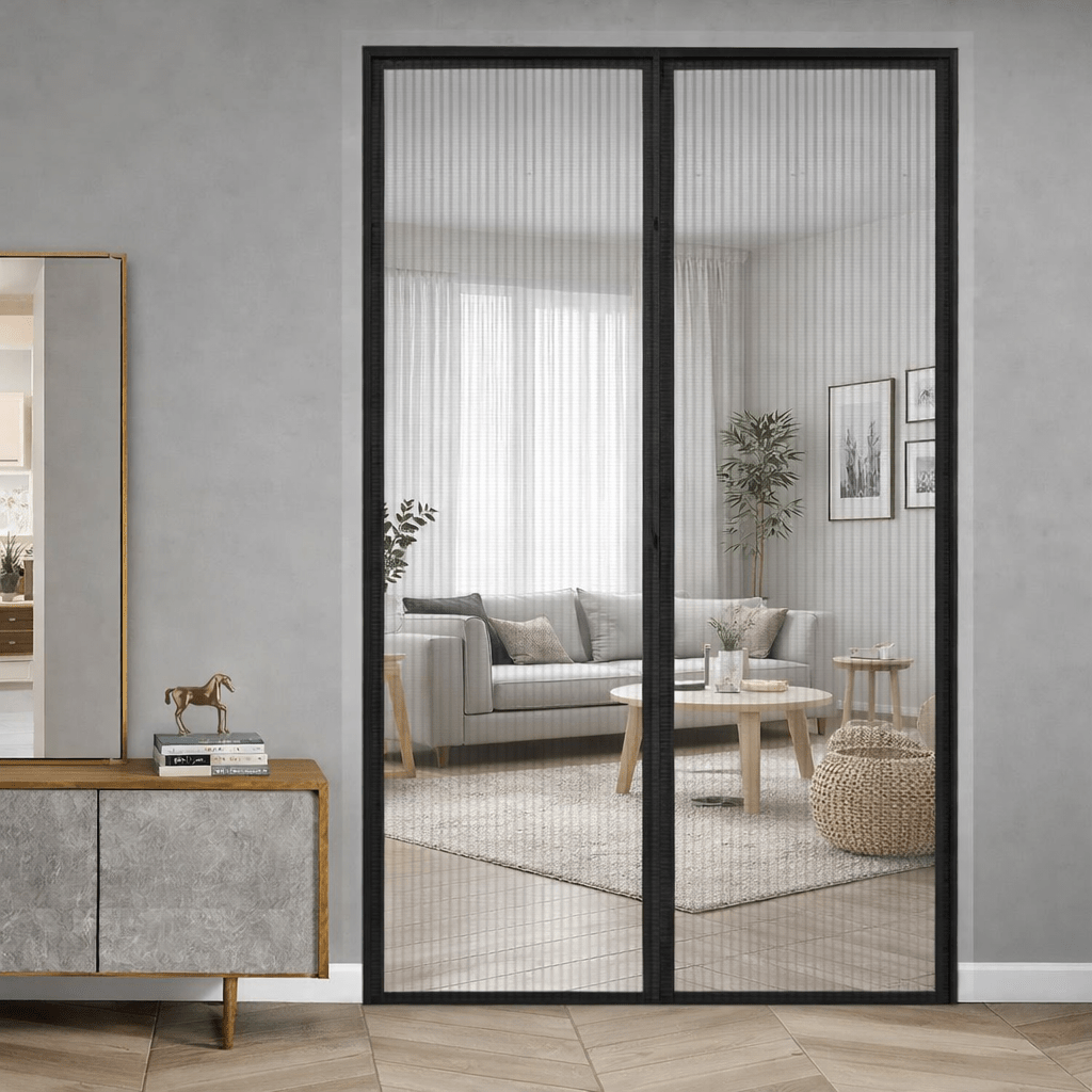 NETZERA – Magnetic Soft Screen Door Curtain 100cm × 210cm