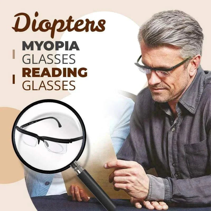 Optiflex Vision – Adjustable Focus Reading Glasses for Clear Vision