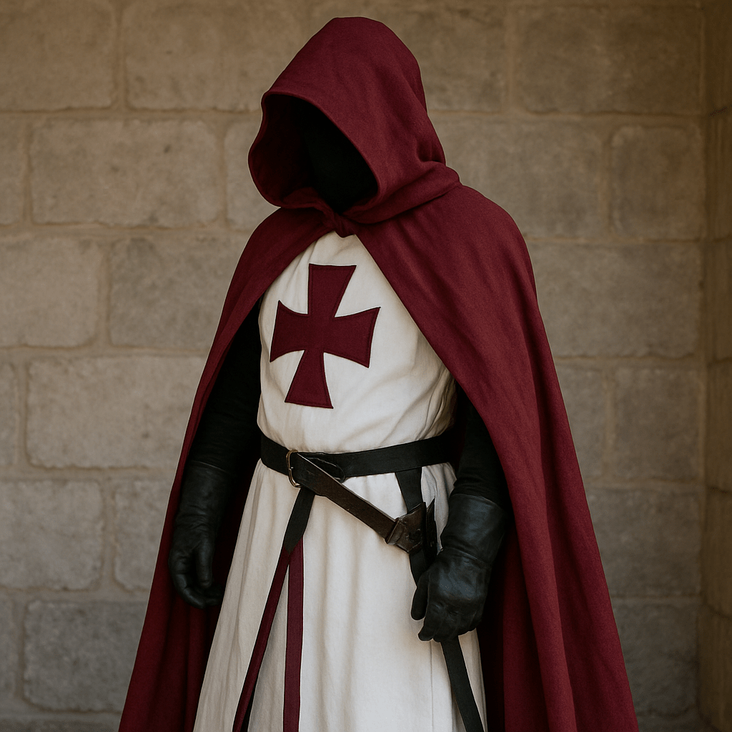 ORDERIX – Authentic Knights Templar Outfit with Cape for Cosplay Events