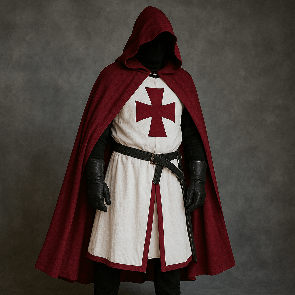 ORDERIX – Authentic Knights Templar Outfit with Cape for Cosplay Events
