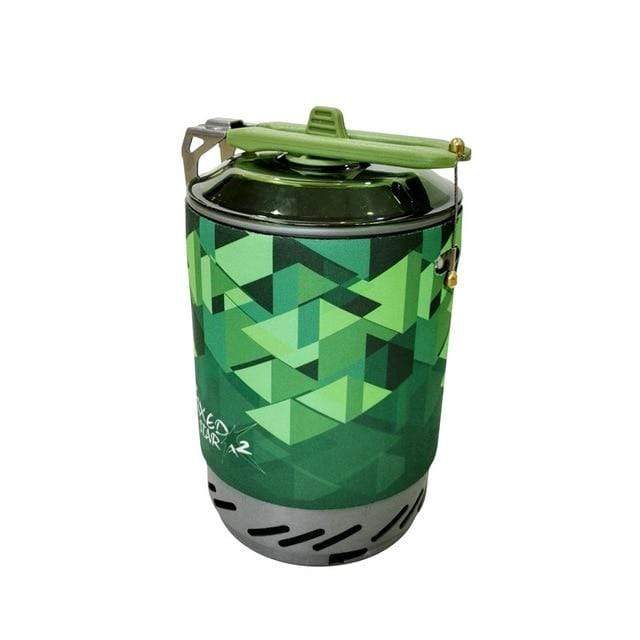 X2 Outdoor Gas Stove Burner /Portable Cooking System With Heat Exchanger Pot - campstove