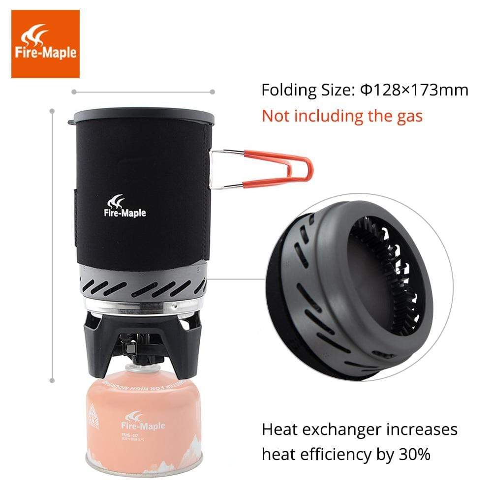 Portable Outdoor  Camping Stoves  With Stove Heat Exchanger Pot Bowl System - campstove