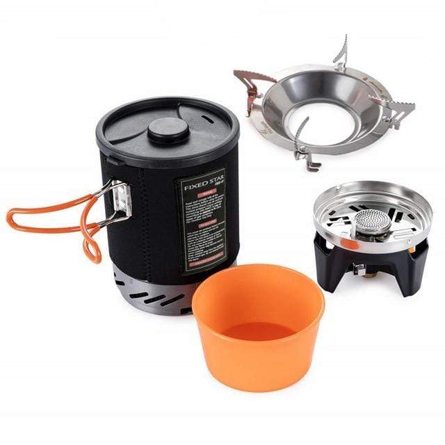 Portable Outdoor  Camping Stoves  With Stove Heat Exchanger Pot Bowl System - campstove